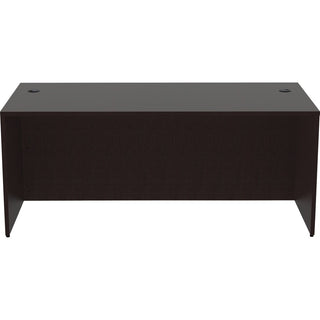 Lorell Essentials Series Rectangular Desk Shell - 72" x 36"29.5" Desk Shell, 1" Top - Finish: Espresso