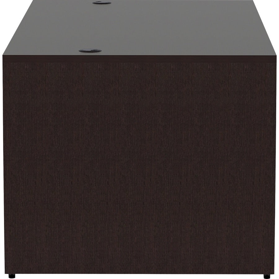 Lorell Essentials Series Rectangular Desk Shell - 72" x 36"29.5" Desk Shell, 1" Top - Finish: Espresso