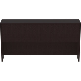 lorell-essentials-series-stack-on-hutch-72-x-15-x-36-hutch-4-doors-finish-espresso_llr18214 - 2