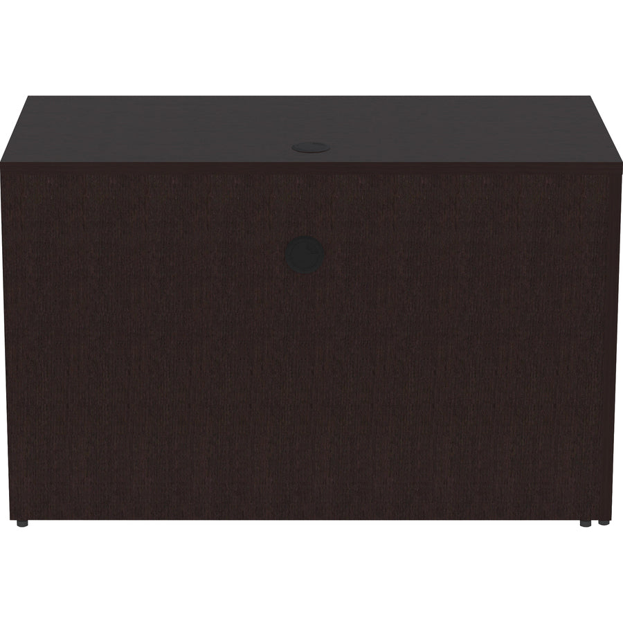 Lorell Essentials Series Return Shell - 48" x 24"29.5" Return Shell, 1" Top - Finish: Espresso