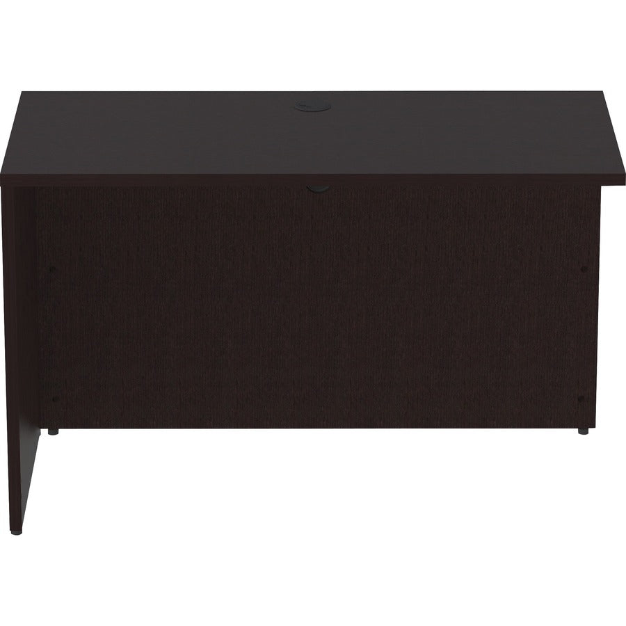 Lorell Essentials Series Return Shell - 48" x 24"29.5" Return Shell, 1" Top - Finish: Espresso