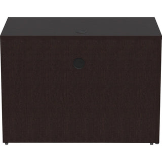 Lorell Essentials Series Return Shell - 42" x 24"29.5" Return Shell, 1" Top - Finish: Espresso