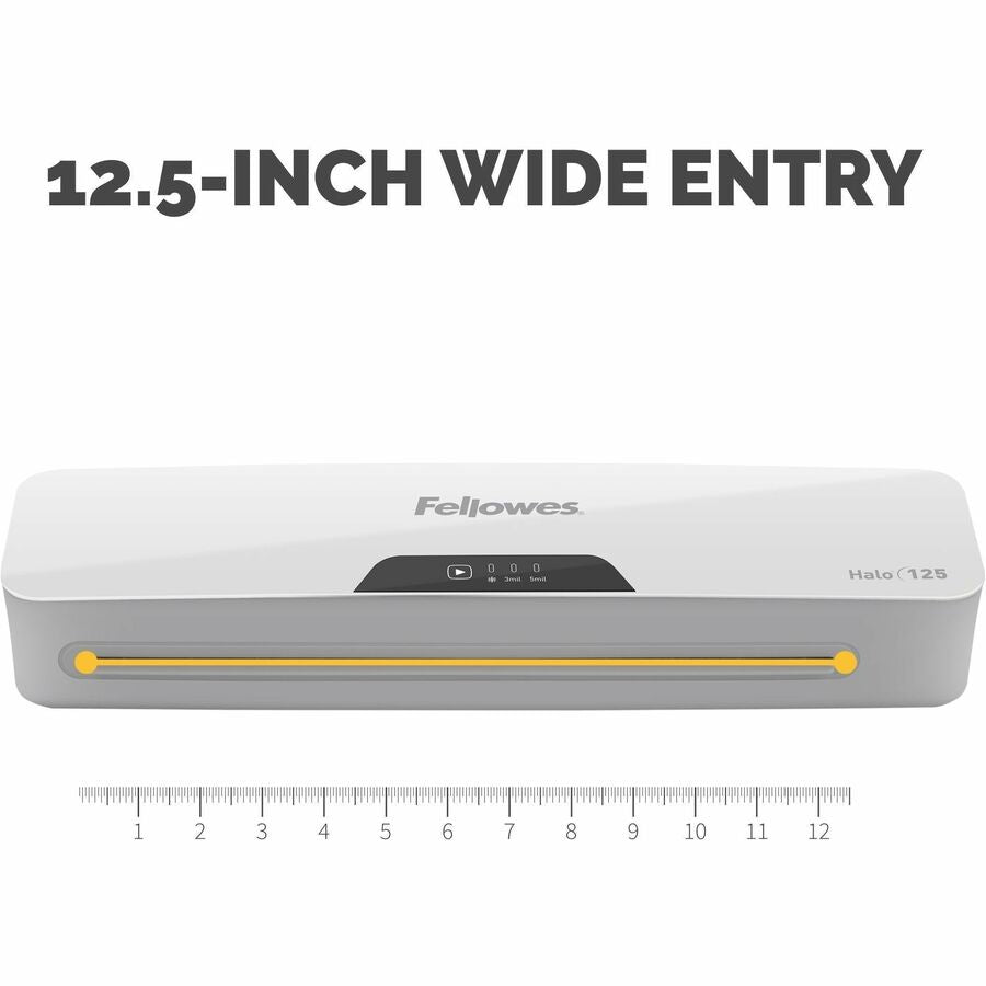 Halo Laminator, Two Rollers, 12.5" Max Document Width, 5 mil Max Document Thickness