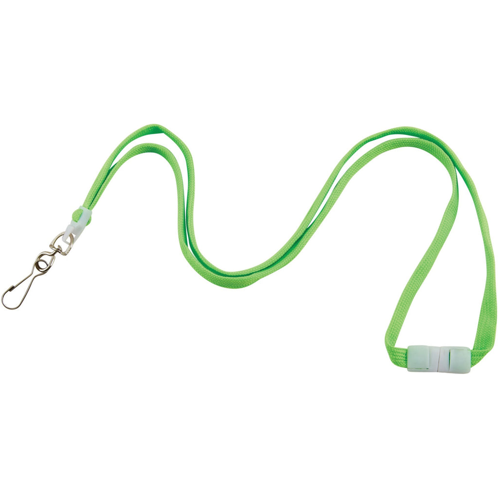 advantus-neon-breakaway-lanyard-12-pack-05-width-x-36-length-neon-green_avt97588 - 1
