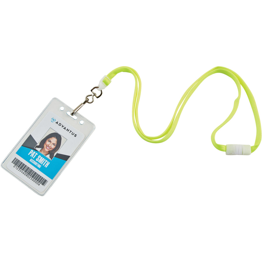 advantus-neon-breakaway-lanyard-12-pack-05-width-x-36-length-neon-yellow_avt97589 - 2