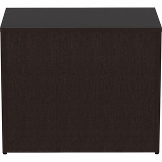 Lorell Essentials Series Lateral File - 1" Top, 0.1" Edge, 36" x 22"29.5" Lateral File - 2 x File Drawer(s) - Material: Laminate - Finish: Espresso