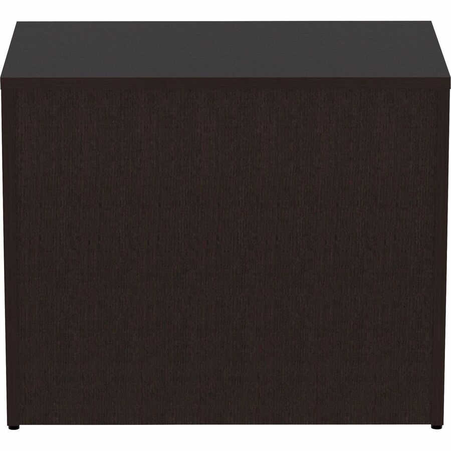 Lorell Essentials Series Lateral File - 1" Top, 0.1" Edge, 36" x 22"29.5" Lateral File - 2 x File Drawer(s) - Material: Laminate - Finish: Espresso