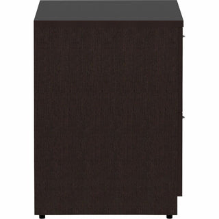 Lorell Essentials Series Lateral File - 1" Top, 0.1" Edge, 36" x 22"29.5" Lateral File - 2 x File Drawer(s) - Material: Laminate - Finish: Espresso