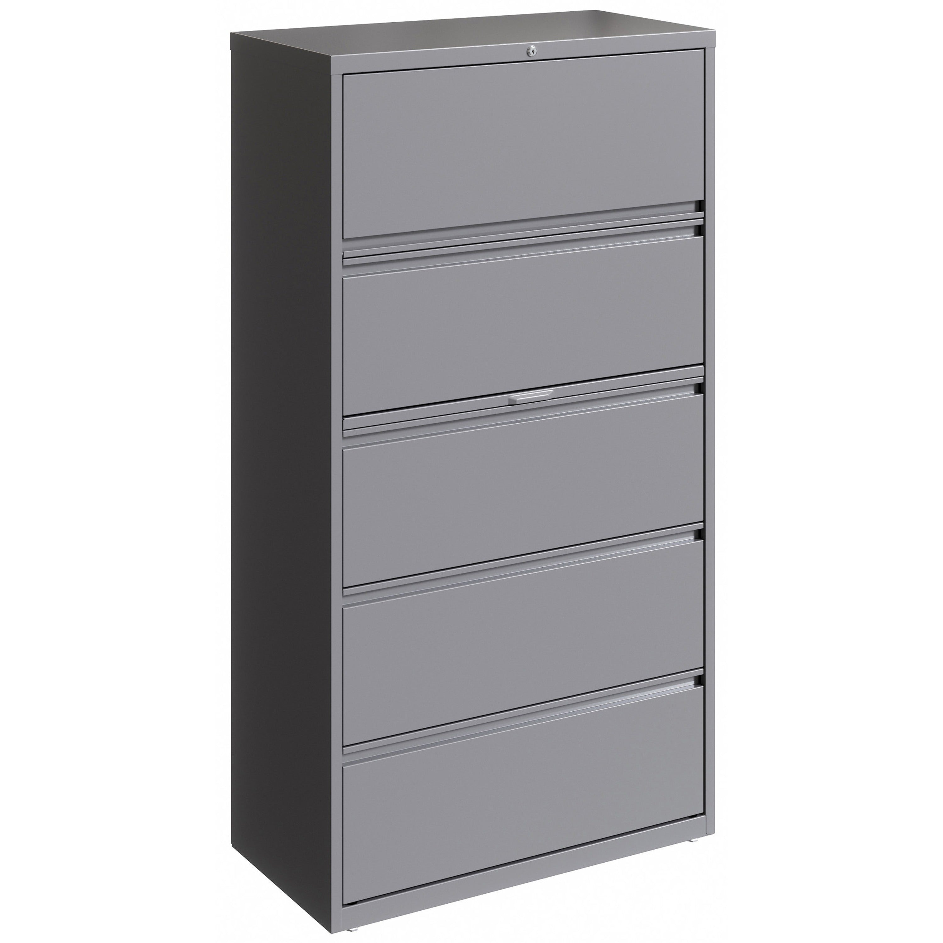 lorell-fortress-series-lateral-file-w-roll-out-posting-shelf-36-x-186-x-676-5-x-drawers-for-file-letter-legal-a4-lateral-hanging-rail-magnetic-label-holder-locking-drawer-locking-bar-ball-bearing-slide-reinforced-base-adjusta_llr00040 - 1