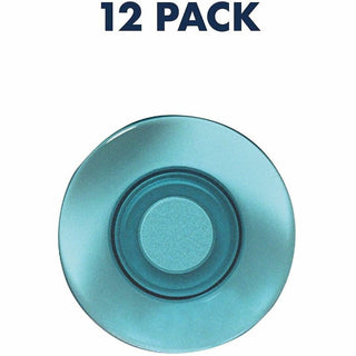 Quartet Glass Board Magnets - 0.5" Diameter - Cylinder - Rounded Edge - 12 / Pack - Assorted, Clear