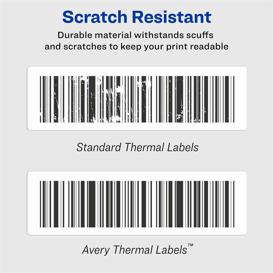 Avery Direct Thermal Roll Labels, 2-5/16" x 4" , White, 300 Shipping Labels Per Roll, 4 Rolls (4191) - Avery Thermal Roll Labels, 2-5/16"x4" , 300 Labels/Roll-4 Rolls (4191) - 5