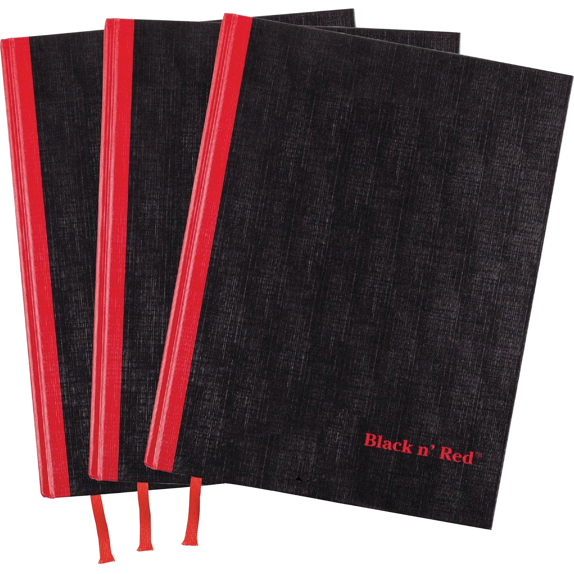 black-n-red-casebound-hardcover-notebook-3-pack-case-bound-12-x-85-x-17-matte-cover-hard-cover-bleed-resistant-ribbon-marker-3-pack_jdk400123487 - 1