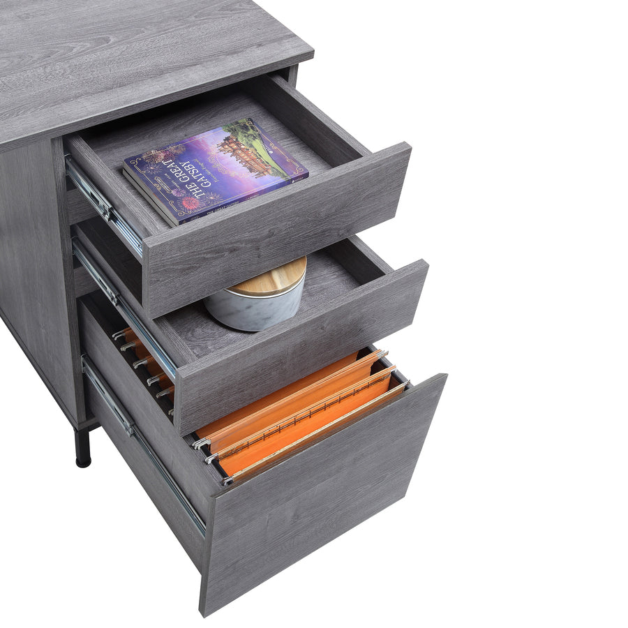 lorell-soho-desk-with-side-drawers-55-x-23630-3-x-file-drawers-single-pedestal-on-right-side-finish-charcoal_llr97616 - 2