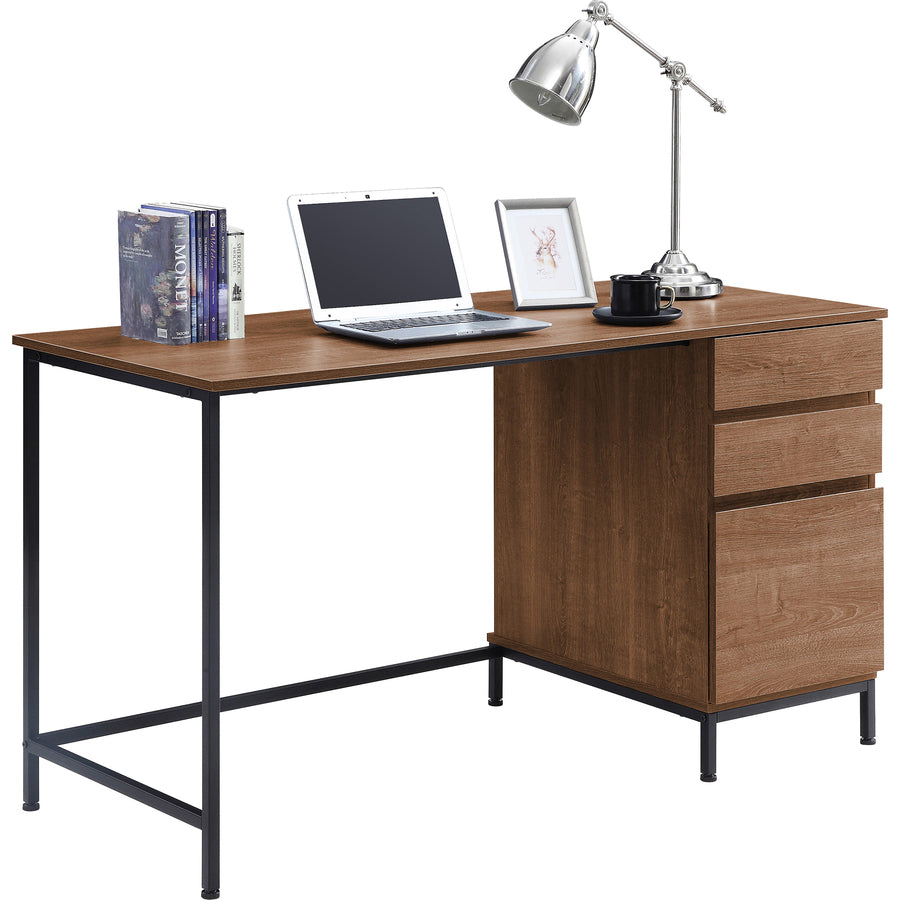lorell-soho-desk-with-side-drawers-55-x-23630-3-x-file-drawers-single-pedestal-on-right-side-finish-walnut_llr97615 - 6