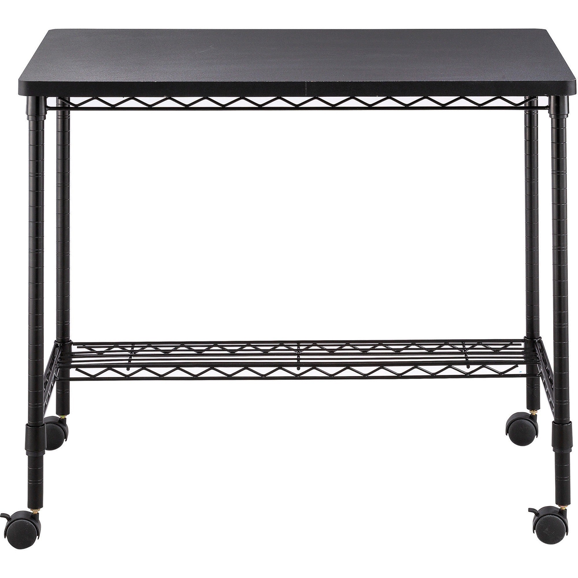 safco-mobile-wire-desk-for-table-topmelamine-black-top-x-3575-table-top-width-x-24-table-top-depth-3075-height-assembly-required-black-1-each_saf5203bl - 2