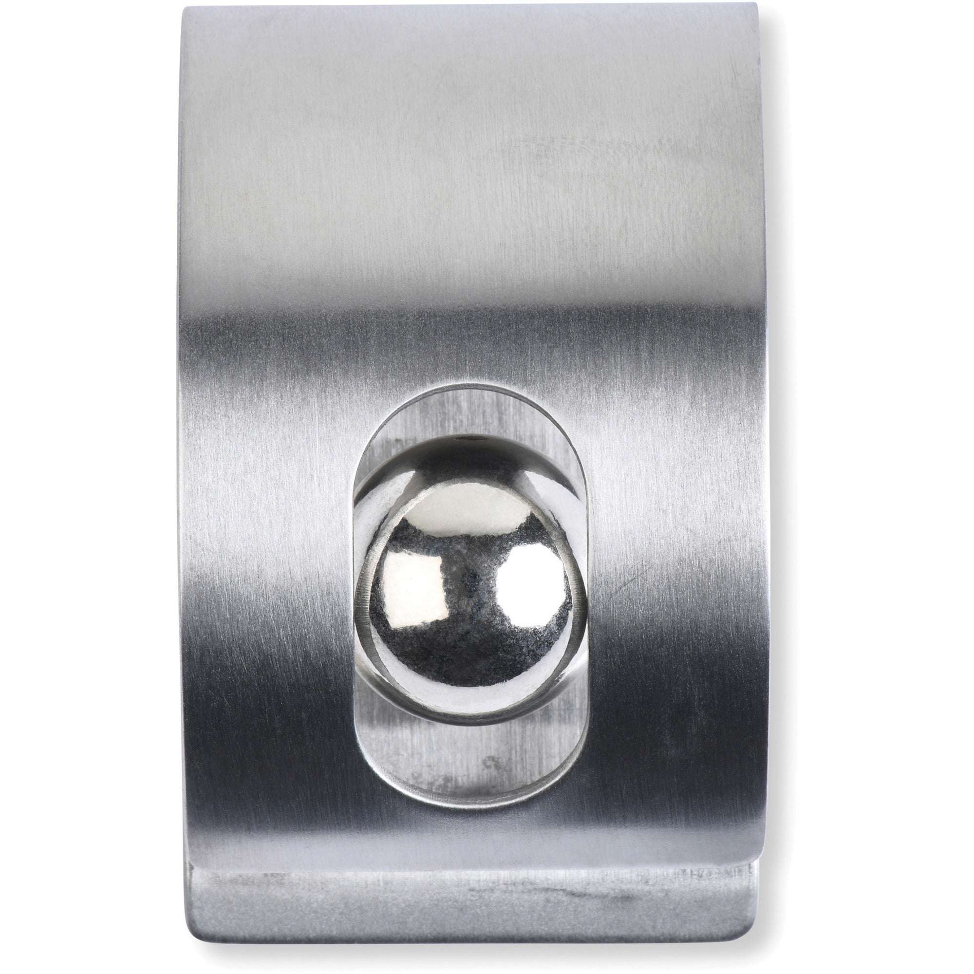 Tatco Magnetic Note Holder - 2" x 1.3" x 0.6" x 2" - Steel - 4 / Pack - Silver