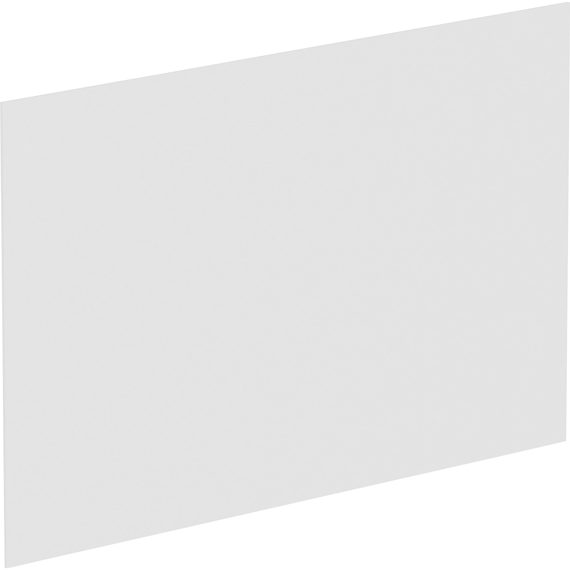 Lorell Adaptable Panel Divider - 24" Width x 2" Height x 37" Depth - Aluminum, Acrylic - Frosted - 1 Each