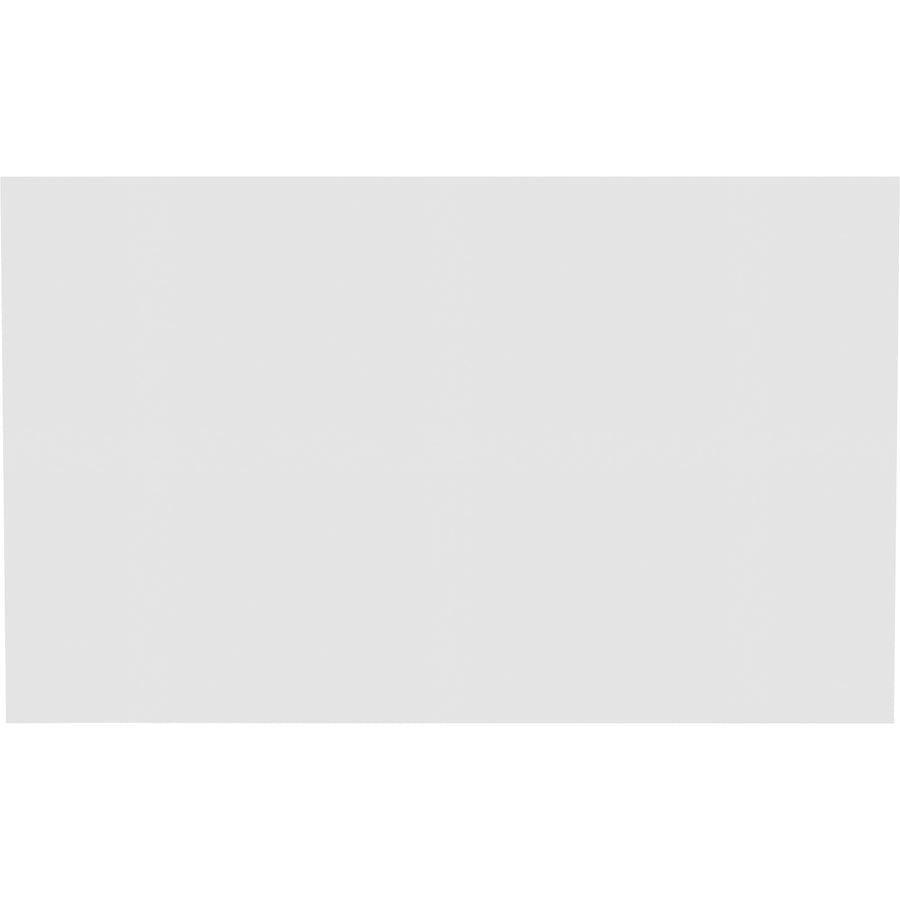Lorell Adaptable Panel Divider - 24" Width x 2" Height x 37" Depth - Aluminum, Acrylic - Frosted - 1 Each
