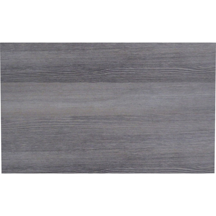 Lorell Adaptable Panel Divider - 24" Width x 2" Height x 37" Depth - Aluminum - Charcoal - 1 Each