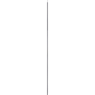 Lorell Adaptable Panel Divider - 24" Width x 2" Height x 37" Depth - Aluminum - Charcoal - 1 Each