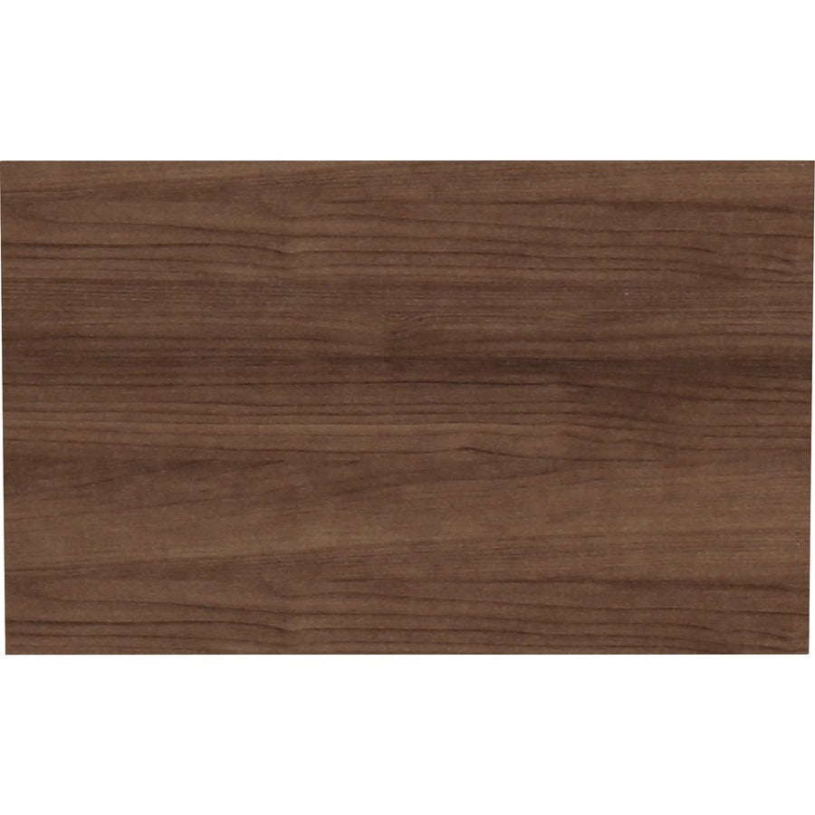 Lorell Adaptable Panel Divider - 24" Width x 2" Height x 37" Depth - Aluminum - Walnut - 1 Each