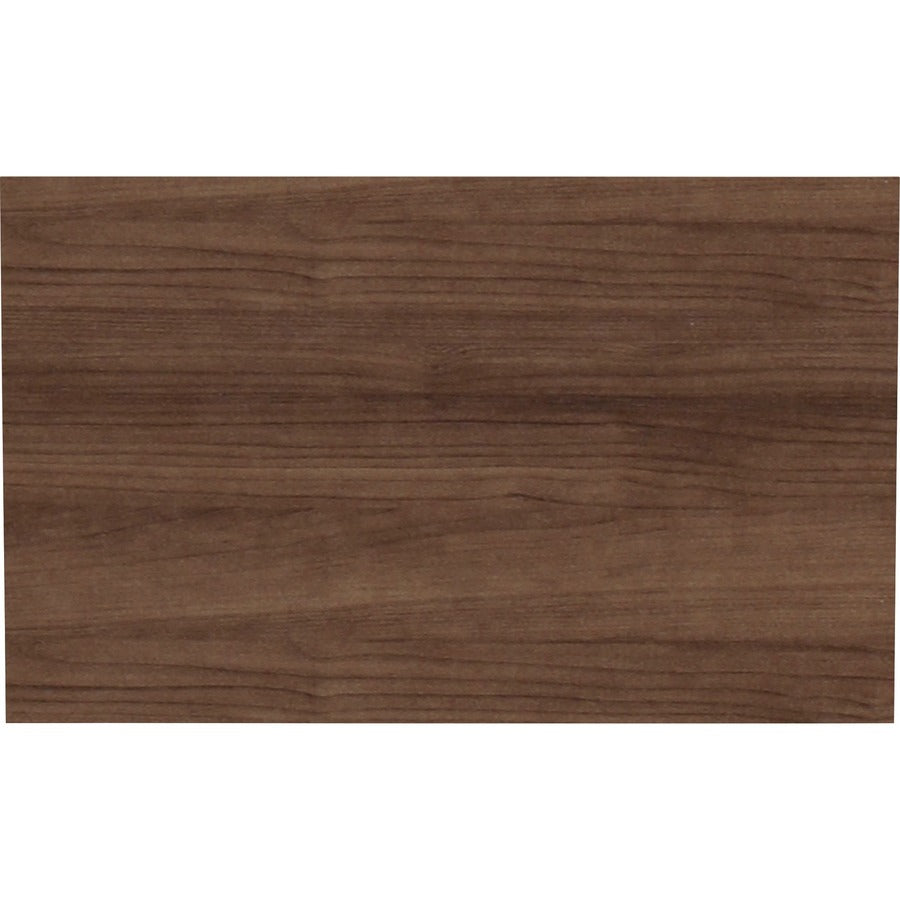 Lorell Adaptable Panel Divider - 24" Width x 2" Height x 37" Depth - Aluminum - Walnut - 1 Each