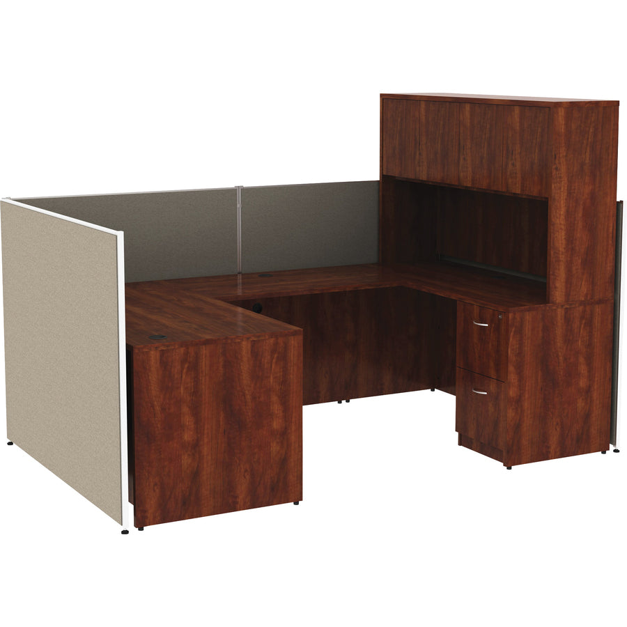 Lorell Panel System Partition Fabric Panel - 36" Width x 48" Height - Fabric, Steel - Gray - 1 Each