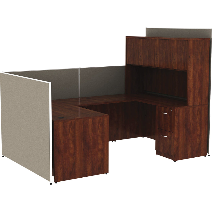 Lorell Panel System Partition Fabric Panel - 60" Width x 48" Height - Fabric, Steel - Gray - 1 Each