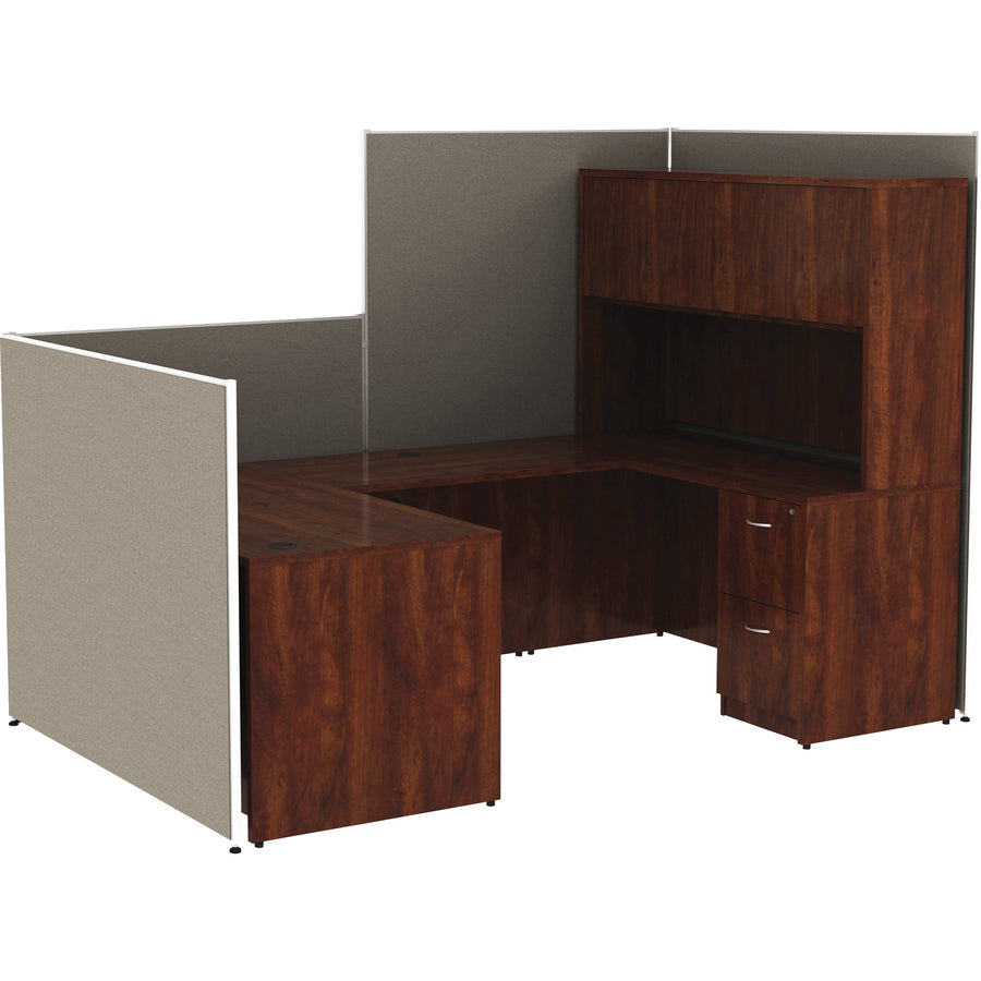 Lorell Panel System Partition Fabric Panel - 72" Width x 48" Height - Fabric, Steel - Gray - 1 Each