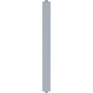 Lorell Vertical Panel Strip for Adaptable Panel System - 1.8" Width x 0.5" Depth x 19.7" Height - Aluminum - Silver