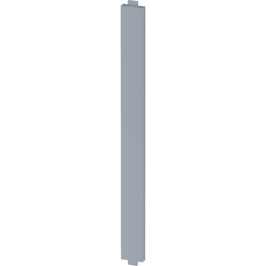 Lorell Vertical Panel Strip for Adaptable Panel System - 1.8" Width x 0.5" Depth x 19.7" Height - Aluminum - Silver
