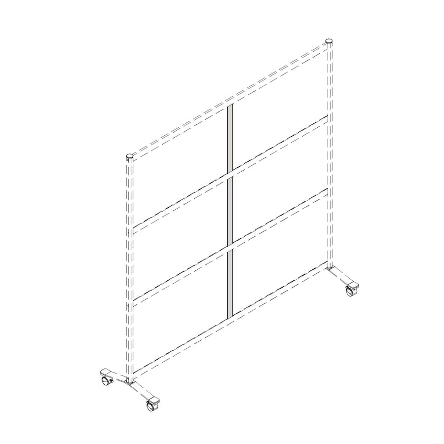 lorell-vertical-panel-strip-for-adaptable-panel-system-18-width-x-05-depth-x-197-height-aluminum-silver_llr90275 - 7