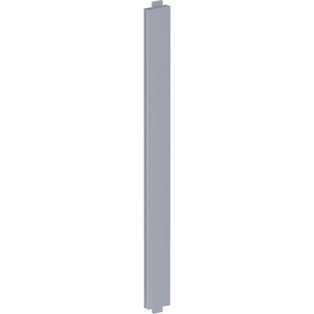 Lorell Vertical Panel Strip for Adaptable Panel System - 1.8" Width x 0.5" Depth x 19.7" Height - Aluminum - Silver