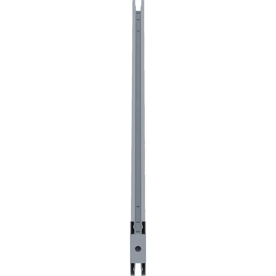 Lorell Single-Wide Horizontal Panel Strip for Adaptable Panel System - 33.1" Width x 0.5" Depth x 1.8" Height - Aluminum - Silver