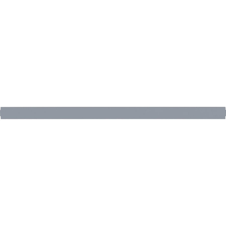 Lorell Single-Wide Horizontal Panel Strip for Adaptable Panel System - 33.1" Width x 0.5" Depth x 1.8" Height - Aluminum - Silver