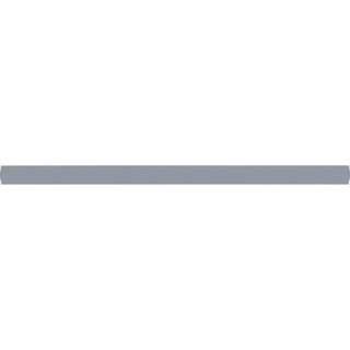 Lorell Single-Wide Horizontal Panel Strip for Adaptable Panel System - 33.1" Width x 0.5" Depth x 1.8" Height - Aluminum - Silver