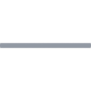 Lorell Single-Wide Horizontal Panel Strip for Adaptable Panel System - 33.1" Width x 0.5" Depth x 1.8" Height - Aluminum - Silver