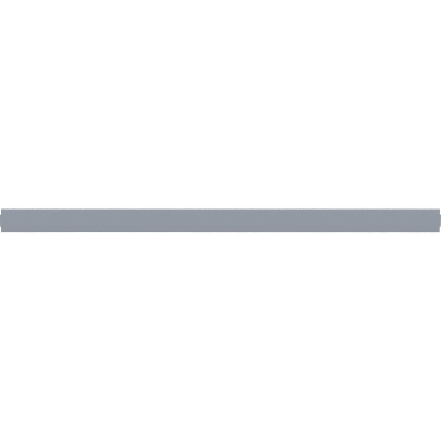 Lorell Single-Wide Horizontal Panel Strip for Adaptable Panel System - 33.1" Width x 0.5" Depth x 1.8" Height - Aluminum - Silver
