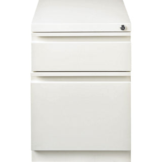 lorell-20-box-file-mobile-pedestal-15-x-199-x-238-for-box-file-letter-mobility-ball-bearing-suspension-removable-lock-pull-out-drawer-recessed-drawer-anti-tip-casters-key-lock-white-steel-recycled_llr00051 - 3