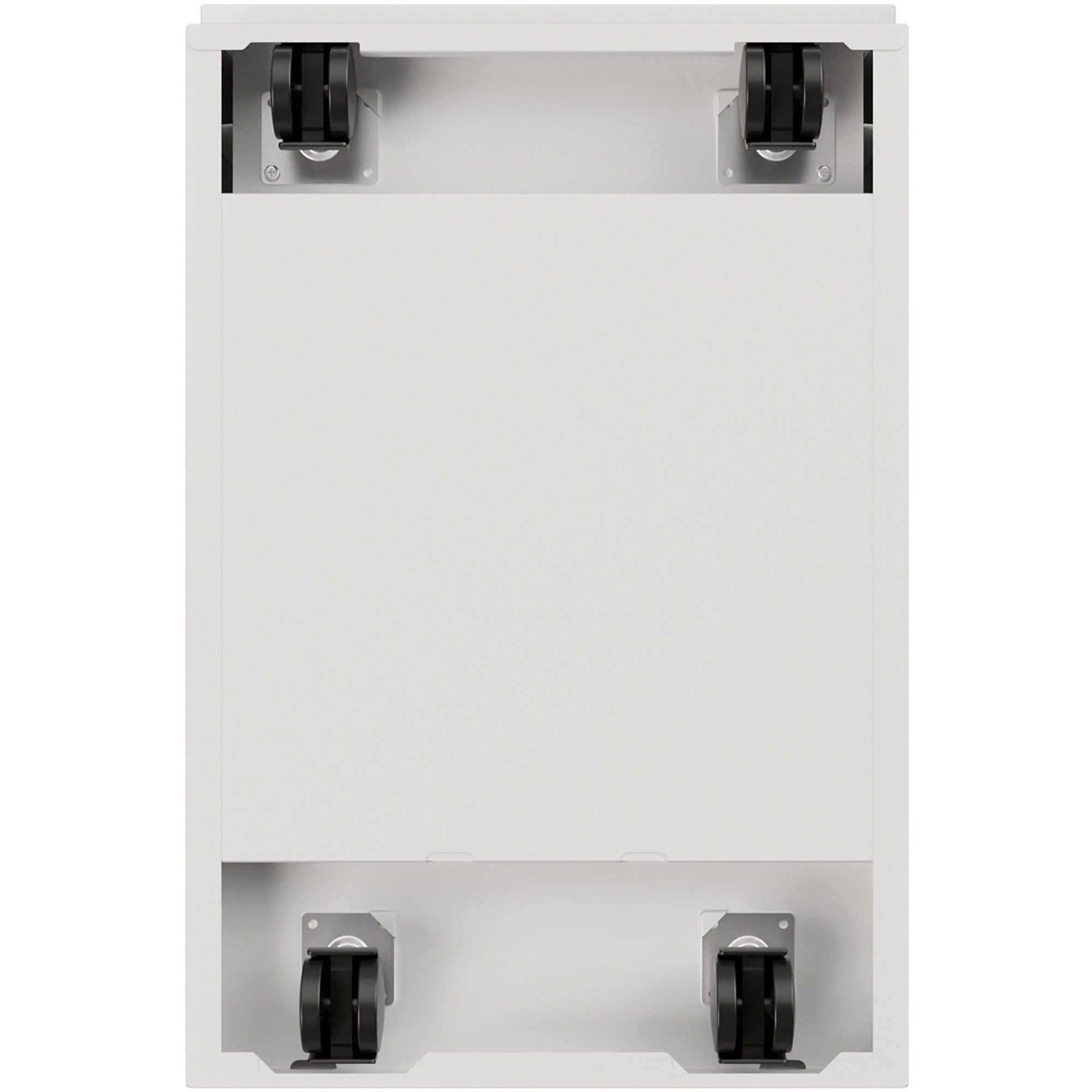 lorell-20-file-file-mobile-file-cabinet-with-full-width-pull-15-x-199-x-278-for-file-letter-mobility-ball-bearing-suspension-removable-lock-pull-out-drawer-recessed-drawer-casters-key-lock-white-steel-recycled_llr00050 - 2