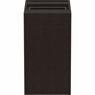 Lorell Essentials Series File/File Fixed File Cabinet - 16" x 22" x 28.3" Pedestal - Finish: Espresso, Silver Brush