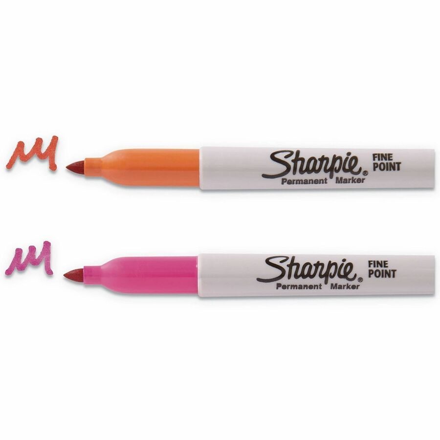 Cosmic Color Permanent Markers, Medium Bullet Tip, Assorted Cosmic Colors, 5/Pack