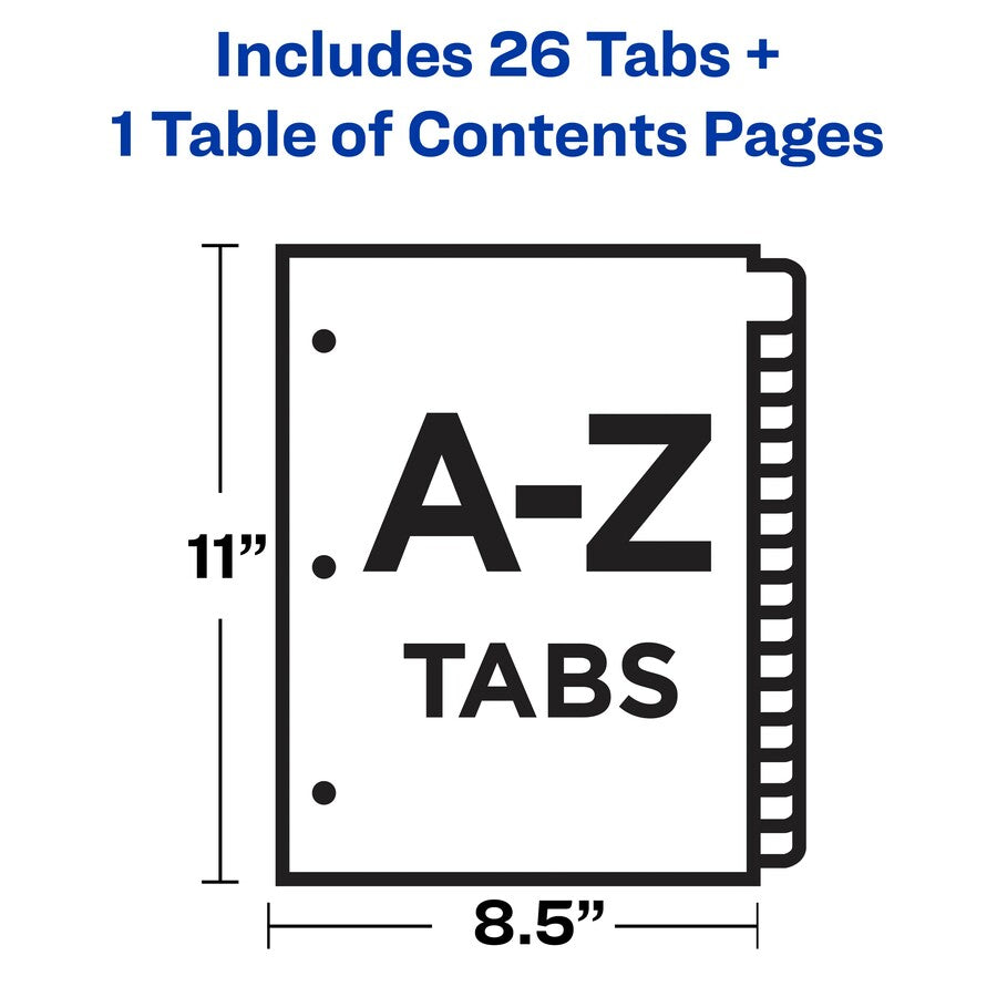 avery-a-z-black-&-white-table-of-contents-dividers-26-x-dividers-a-z-table-of-contents-26-tabs-set-85-divider-width-x-11-divider-length-3-hole-punched-white-paper-divider-white-paper-tabs-12_ave11828 - 5