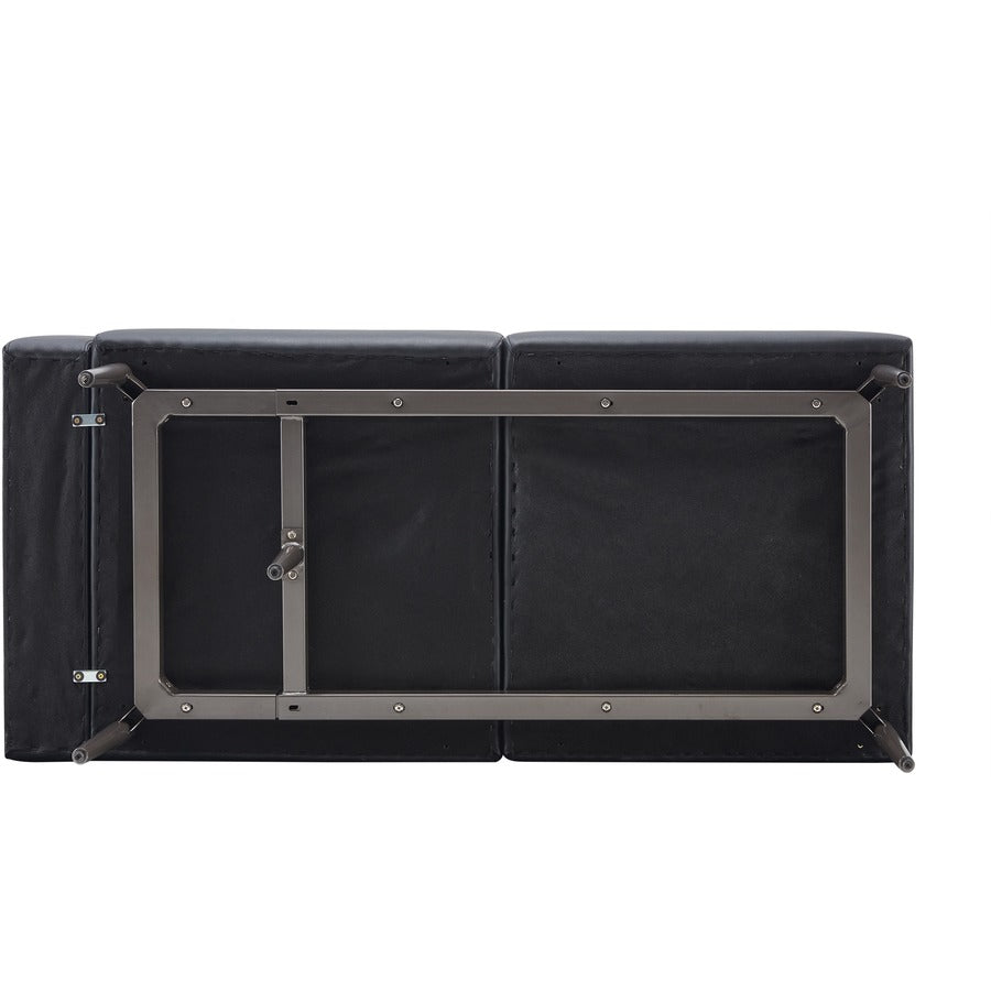 Lorell Contemporary ReceptionCollection Adjustable Metal Base - 47.9" x 22.9"9.8" - Material: Metal - Finish: Gray
