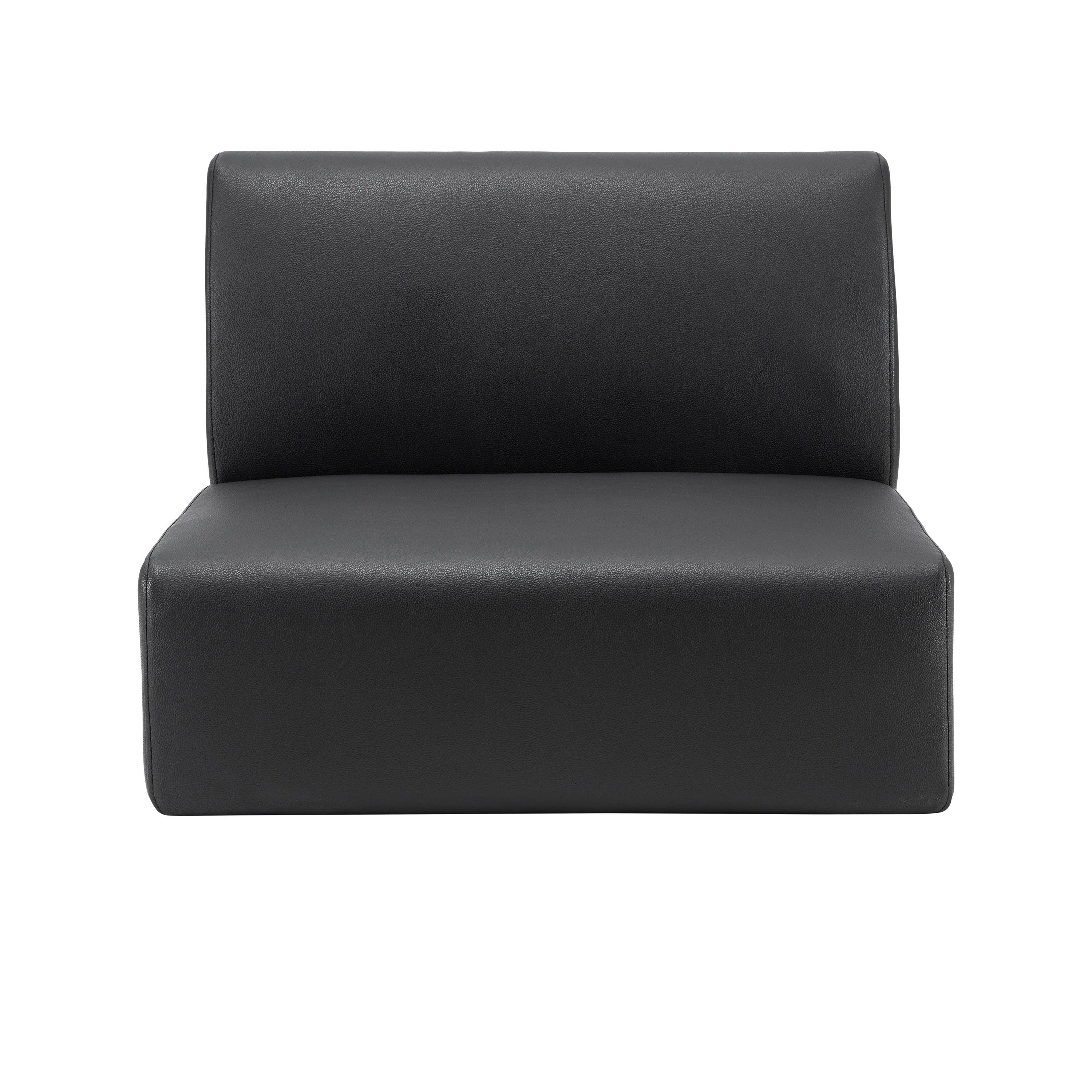 lorell-contemporary-reception-collection-single-seat-sofa-255-x-255196-material-polyurethane-finish-black_llr86929 - 2