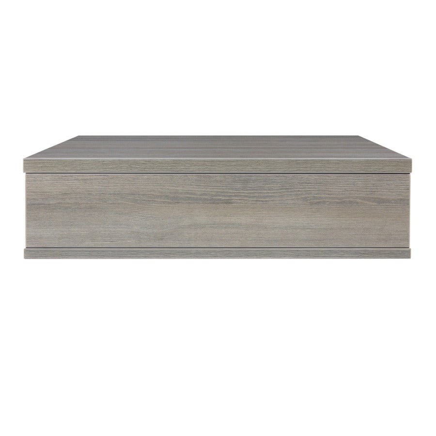 Lorell Contemporary Reception Collection Sectional Tabletop - 25.3" x 25.5"6.6" - Finish: Weathered Charcoal, Laminate