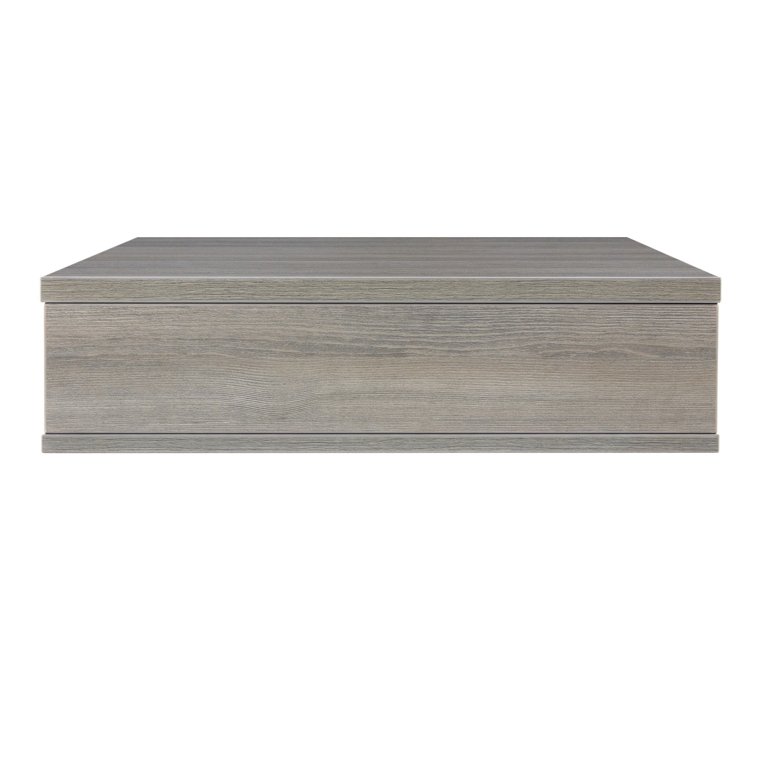 lorell-contemporary-reception-collection-sectional-tabletop-253-x-25566-finish-weathered-charcoal-laminate_llr86935 - 2