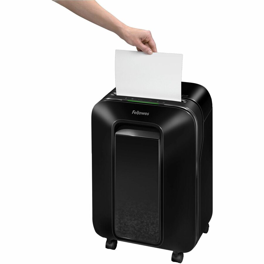 Powershred LX200 Micro-Cut Shredder, 12 Manual Sheet Capacity, Black