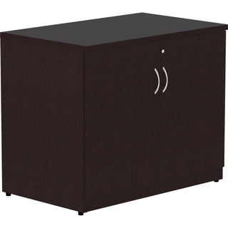 lorell-essentials-series-2-door-storage-cabinet-36-x-225295-cabinet-07-panel-2-doors-material-laminate-finish-espresso_llr18226 - 1