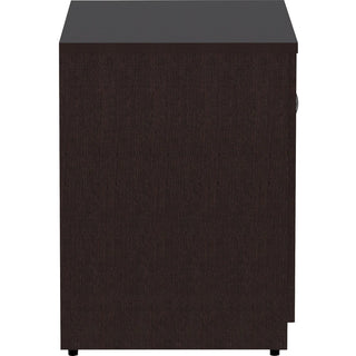 Lorell Essentials Series 2-Door Storage Cabinet - 36" x 22.5"29.5" Cabinet, 0.7" Panel - 2 Door(s) - Material: Laminate - Finish: Espresso